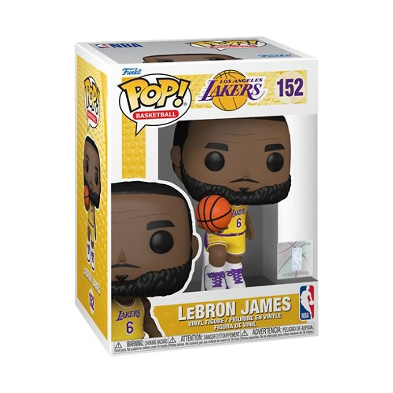 Funko Pop! Sports: NBA - LeBron James (Los Angeles Lakers Yellow Jersey) #152
