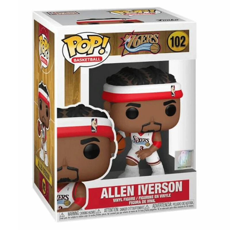 FUNKO POP! BASKETBALL [NBA LEGENDS]: PHILADELPHIA 76ERS - ALLEN IVERSON #102
