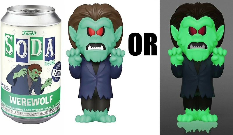 Funko Vinyl Soda Can SCOOBY DOO WEREWOLF with chance of chase LIMITED