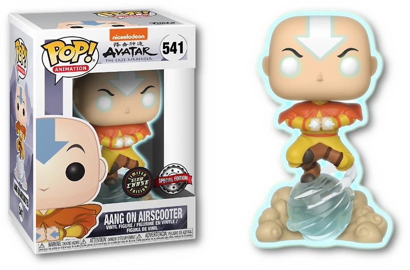 Funko Pop! Animation - Avatar - AANG on AIRSCOOTER **CHASE G.I.T.D.** #541