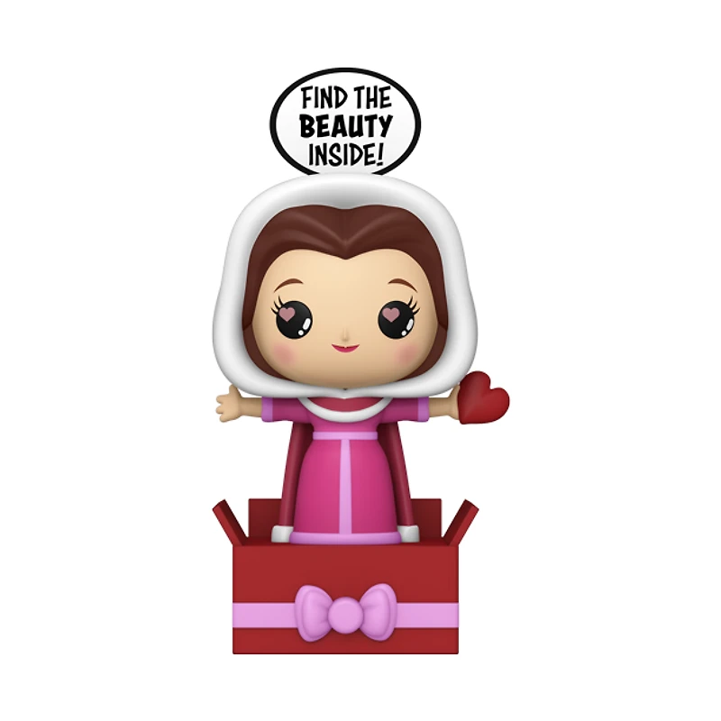 FUNKO POPSIES DISNEY BELLE VALENTINE'S DAY - BEAUTY AND BEAST - FIND THE BEAUTY INSIDE!