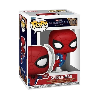 FUNKO POP! MARVEL SPIDER-MAN NO WAY HOME FINALE SUIT SPIDER-MAN #1160 TOM HOLLAND