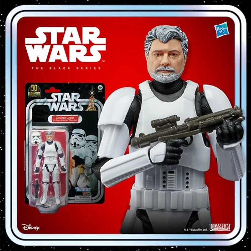 Star Wars The Black Series George Lucas (in Stormtrooper Disguise) 6-Inch Action Figure