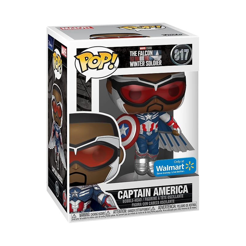 Funko Pop! MARVEL FALCON AND WINTER SOLDIER - CAPTAIN AMERICA #817 *PREORDER* *WALMART EXCLUSIVE*