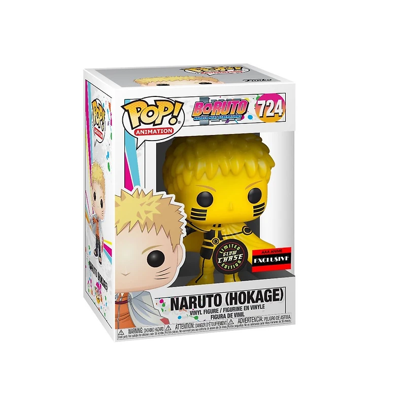 **CHASE & COMMON BUNDLE** FUNKO POP! ANIMATION: BORUTO - NARUTO [HOKAGE] **AAA ANIME EXCLUSIVE** #724