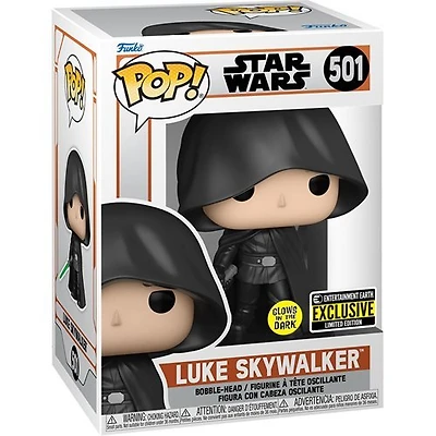 Funko Pop! Star Wars: The Mandalorian - Luke Skywalker #501 [Entertainment Earth Exclusive - GITD]