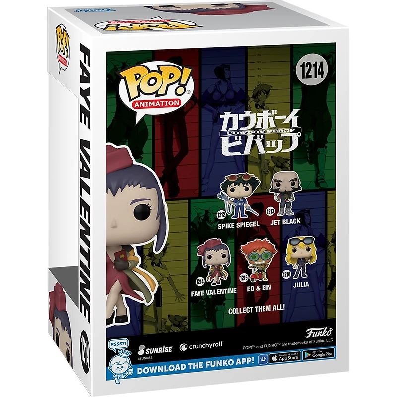 Funko Pop! Anime: Cowboy Bebop - Faye Valentine #1214
