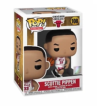 FUNKO POP! BASKETBALL [NBA LEGENDS]: CHICAGO BULLS - SCOTTIE PIPPEN [WHITE HOME JERSEY] #108
