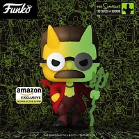 Funko Pop! Television: The Simpsons - Devil Flanders #1029 [Amazon Exclusive - GITD] *IMPERFECT BOX*