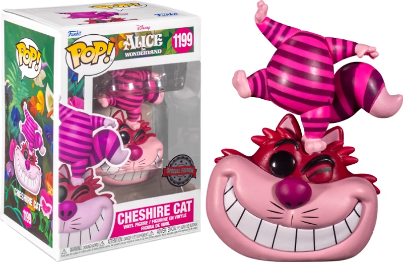 FUNKO POP! DISNEY: ALICE on WONDERLAND - CHESHIRE CAT Standing Head [SPECIAL EDITION EXCLUSIVE] #1199