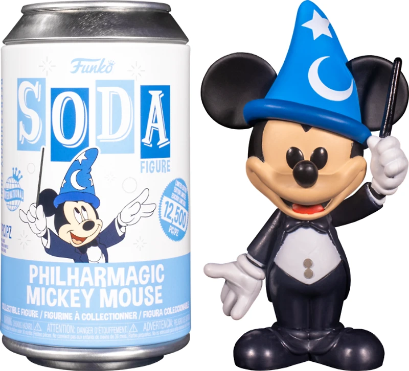 FUNKO SODA VINYL DISNEY PHILHARMAGIC MICKEY MOUSE [D23 EXCLUSIVE] LIMITED 12,500 PC!
