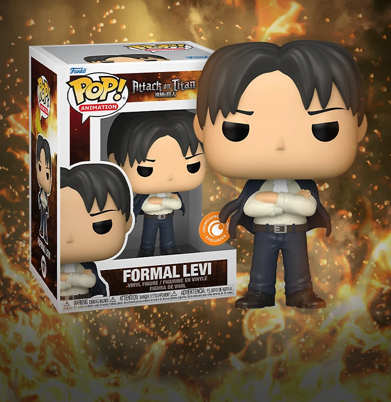 FUNKO POP! ATTACK ON TITAN FORMAL LEVI **CR or GS EXCLUSIVE** #1171