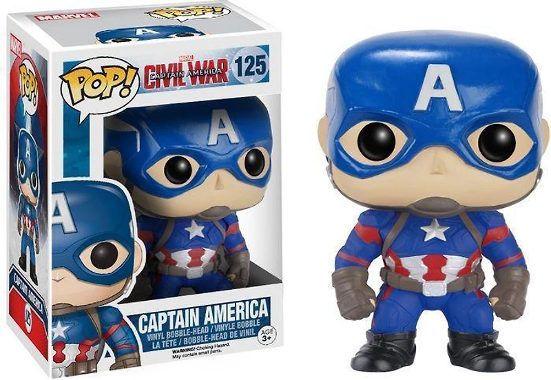 Funko Pop! Marvel: Captain America Civil War: Captain America #125