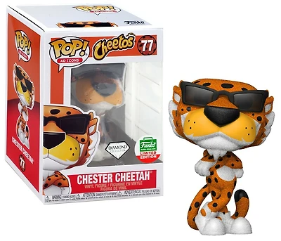 FUNKO POP! AD ICONS: CHEETOS - CHESTER CHEETAH [DIAMOND COLLECTION] **FUNKO SHOP EXCLUSIVE** #77