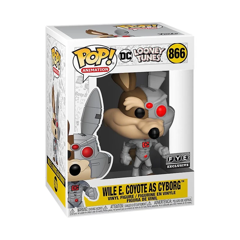 Funko Pop! DC x Looney Tunes - Wile E. Coyote As Cyborg #866