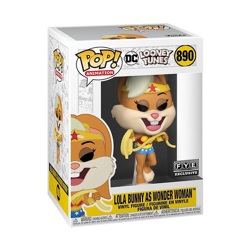 Funko Pop! DC Looney Tunes: Lola Bunny as Wonder Woman
