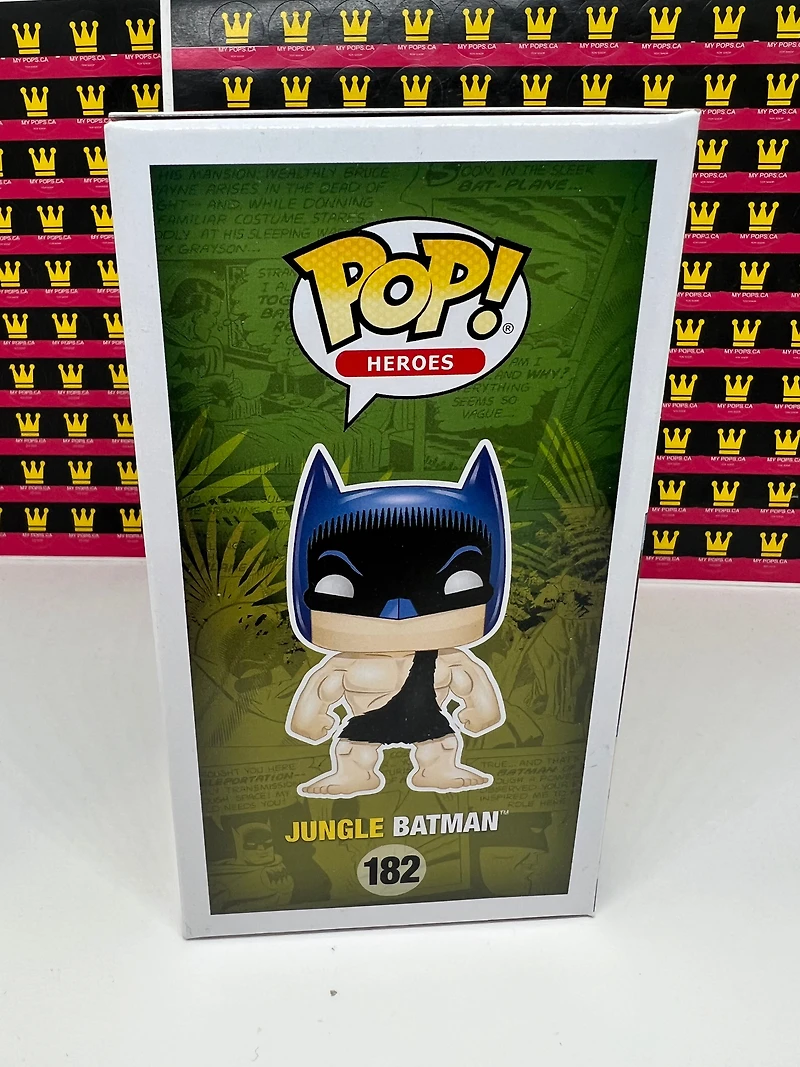 FUNKO POP! DC HEROES JUNGLE BATMAN LE 10,000 #182 [FUNKO SHOP] #182