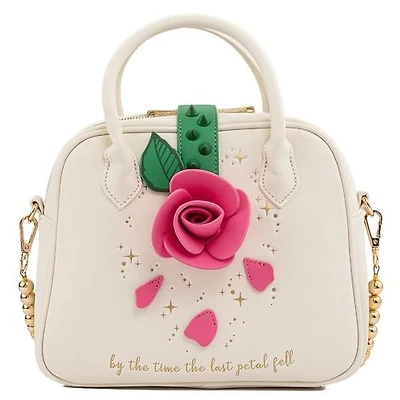 LOUNGEFLY DISNEY BEAUTY & THE BEAST ROSE CROSSBODY