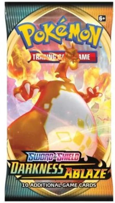 Pokemon TCG: Sword & Shield - Darkness Ablaze Single Booster Pack
