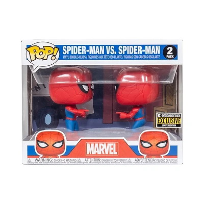 Funko Pop! Marvel: Spider-Man Vs. Spider-Man (Pointing Meme) 2pk [Entertainment Earth Exclusive]