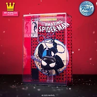 Funko Pop! MARVEL COMICS COVER BLACK SUIT SPIDER-MAN #300 - with PROTECTOR [SPECIAL EDITION EXCLUSIVE]