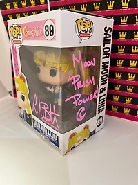 FUNKO POP! SAILOR-MOON #89 -  **voice actor Linda Ballantyne AUTOGRAPHED**
