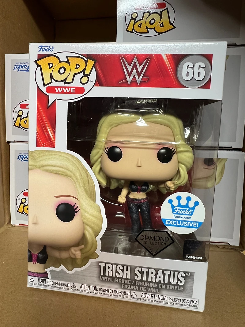 FUNKO POP! WWE - TRISH STRATUS DIAMOND GLITTER COLLECTION [EXCLUSIVE] #66