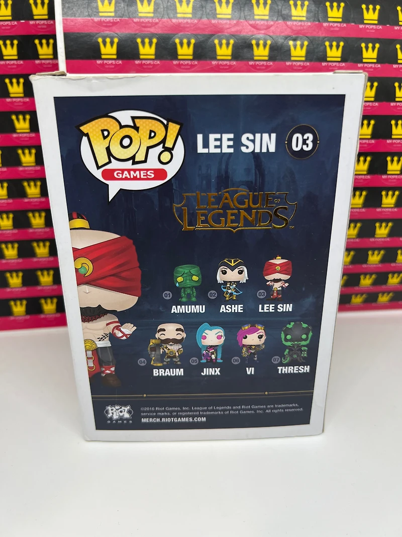 FUNKO POP! LOL LEAGUE OF LEGENDS LEE SIN #03