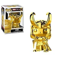 Funko Pop! Marvel: First 10 Years - Loki (Gold Chrome)