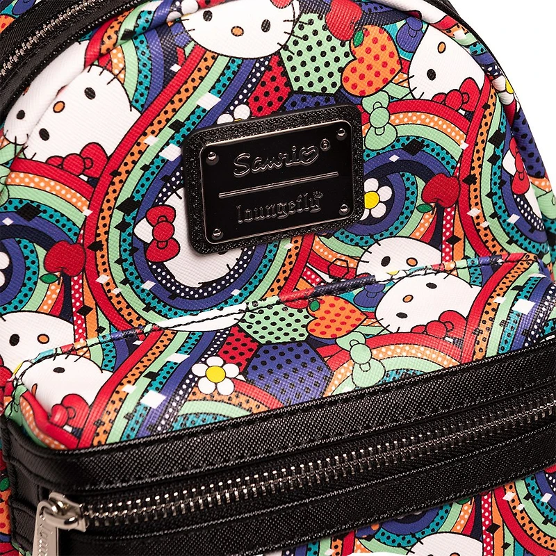 LOUNGEFLY SANRIO HELLO KITTY RAINBOW ABSTRACT MINI BACKPACK [ EXCLUSIVE ]