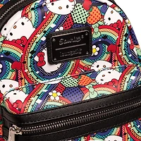 LOUNGEFLY SANRIO HELLO KITTY RAINBOW ABSTRACT MINI BACKPACK [ EXCLUSIVE ]