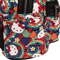 LOUNGEFLY SANRIO HELLO KITTY RAINBOW ABSTRACT MINI BACKPACK [ EXCLUSIVE ]