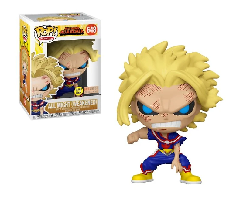 Funko Pop! Animation: My Hero Academia - All Might (Weakened) *GITD* *Boxlunch Exclusive*