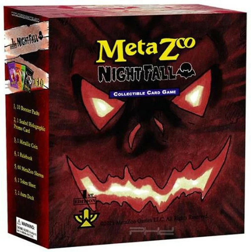 METAZOO - NIGHTFALL - SPELLBOOK - 1ST EDITION