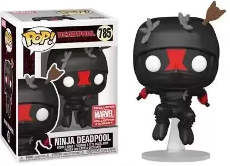 Funko Pop! MARVEL NINJA DEADPOOL [MARVEL COLLECTOR CORPS Exclusive] #785