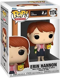 Funko Pop! THE OFFICE ERIN HANNON with HAPPY BOX & CHAMPAGNE #1174