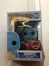 Funko Pop! Games: Pokemon - Squirtle (Flocked) #504 [EB Games Canada Exclusive]