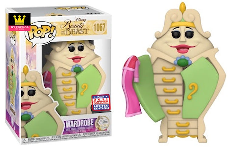 Funko POP! Disney Beauty and Beast Wardrobe #1067 [2021 SUMMER CON]