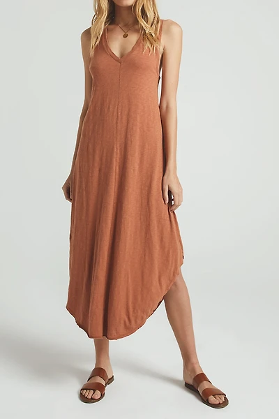 knee length dresses for ladies Z Supply The Reverie Slub Dress
