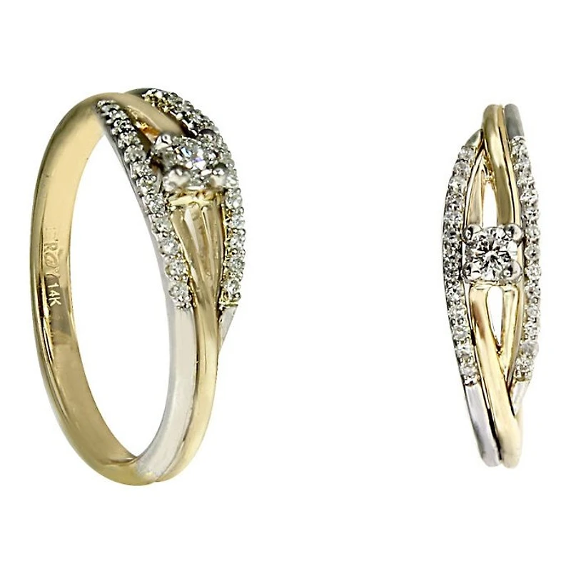 Bague 14 Kt Roger Roy R05-YW