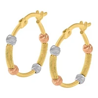 Boucles D’oreilles 10 Kt Roger Roy E-787178-103T