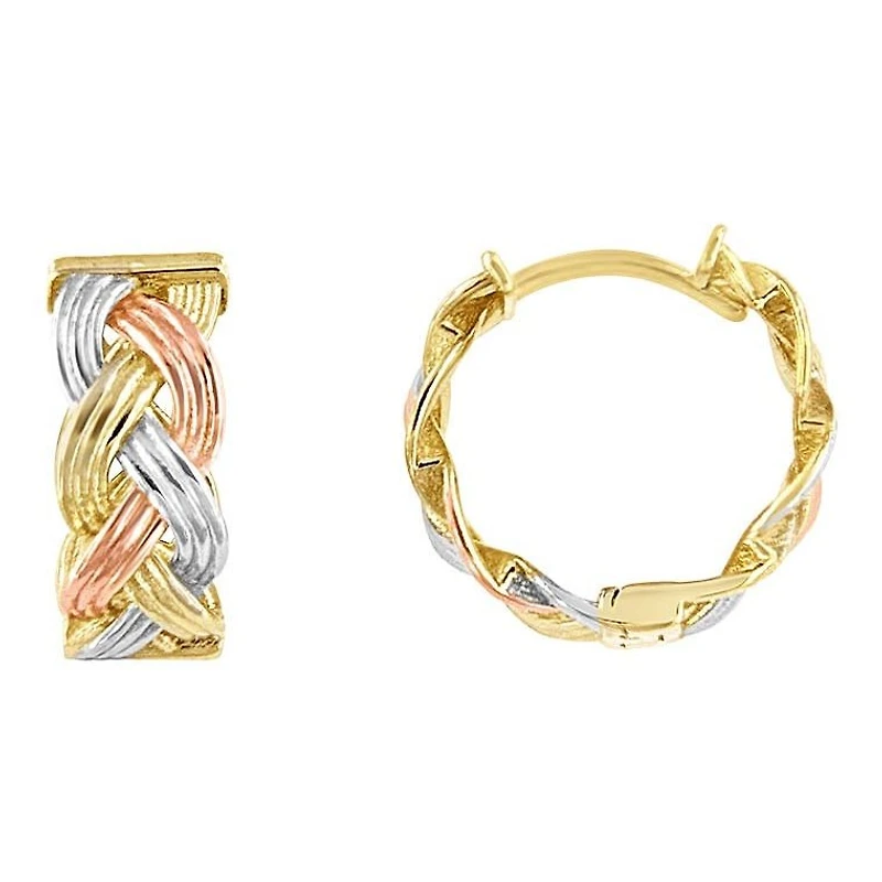 Boucles D’oreilles 10 Kt Roger Roy HUE2390-3T