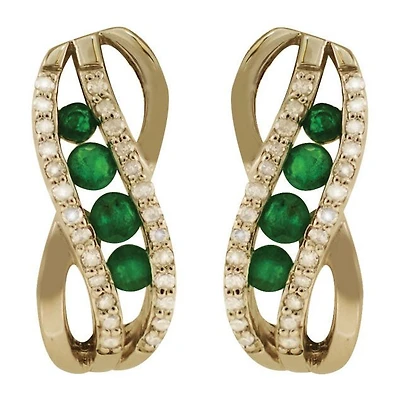 Boucles D’oreilles 14 Kt Van&Co E05-93728W