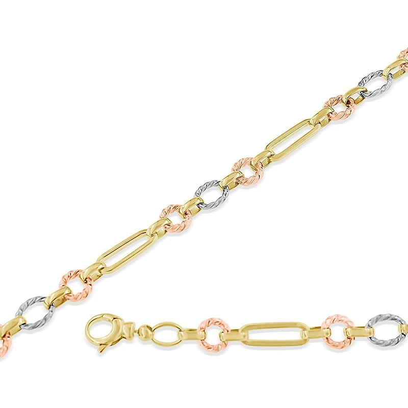 Bracelet 14 Kt Van&Co B4-6154-3T