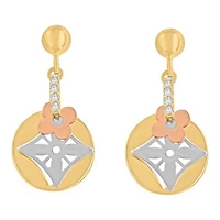 Boucles D’oreilles 10 Kt Roger Roy E206070