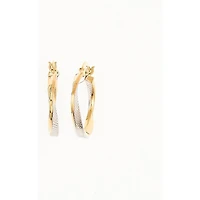 Boucles D’oreilles 10 Kt Roger Roy E22TB0361-15-2T