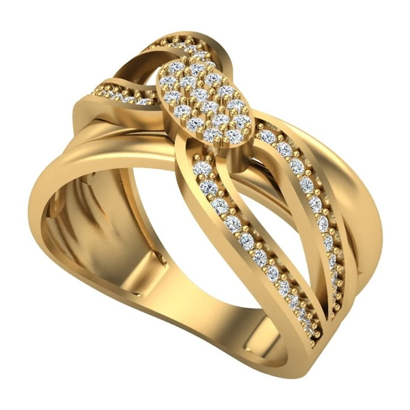 Bague 10 Kt Roger Roy RF2923