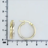 Boucles D’oreilles 10 Kt Roger Roy TE-0003-15-YW-L