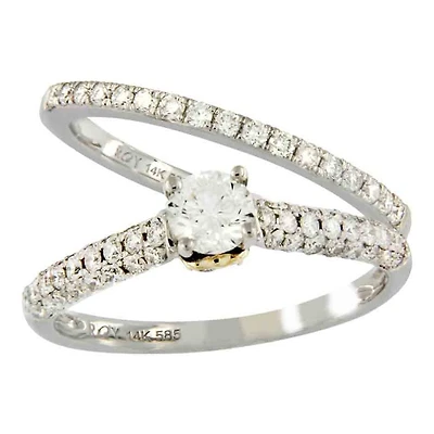 Bague de Fiançaille Van&Co 100PTS RI029516YWT100