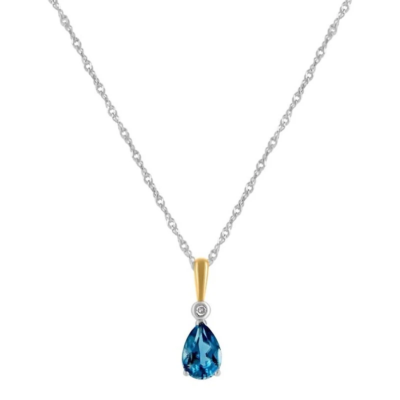 Pendentif 10 Kt Rosa P05-79086-BT